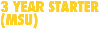 3 year starter (msu) 
