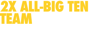 2x all-big ten team  