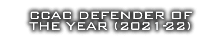 CCAC Defender of the Year (2021-22)