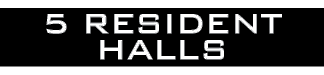 5 resident halls 