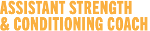 Assistant Strength & Conditioning Coach