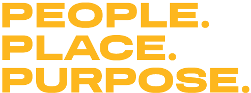 PEOPLE. PLACE. PURPOSE.