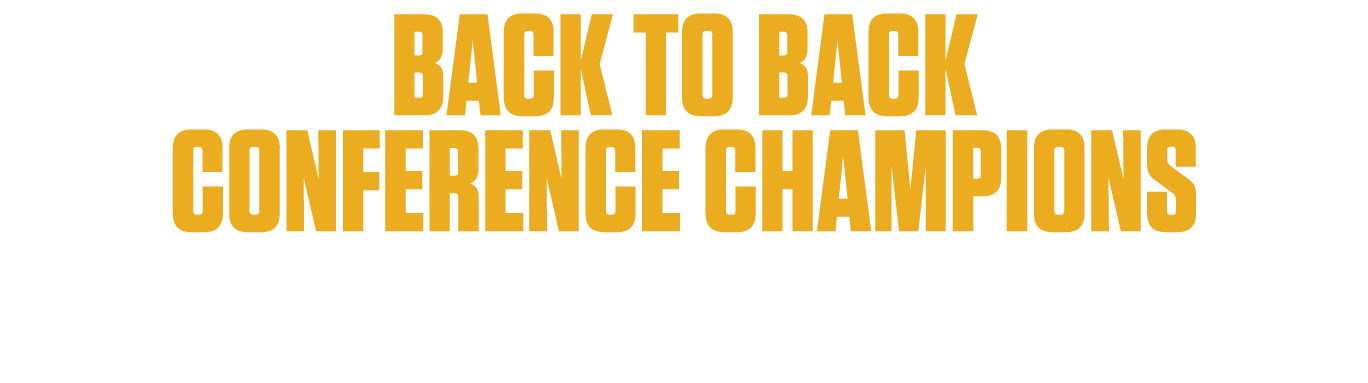 back to back conference champions 2021 2022