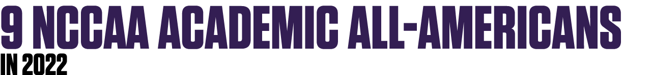 9 nccaa academic all americans in 2022