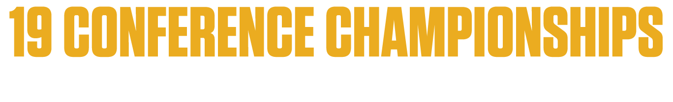 19 conference championships 13 outright 6 co-championships