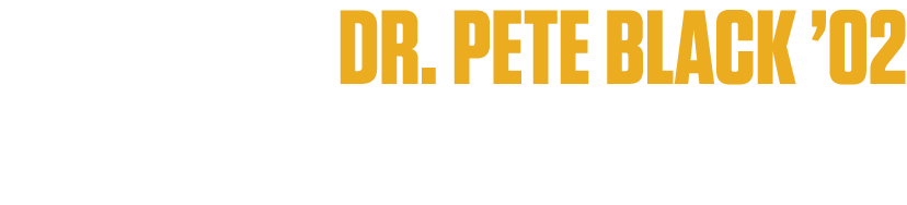 DR. Pete Black ’02 Veterinarian at Busch Gardens Tampa, Florida