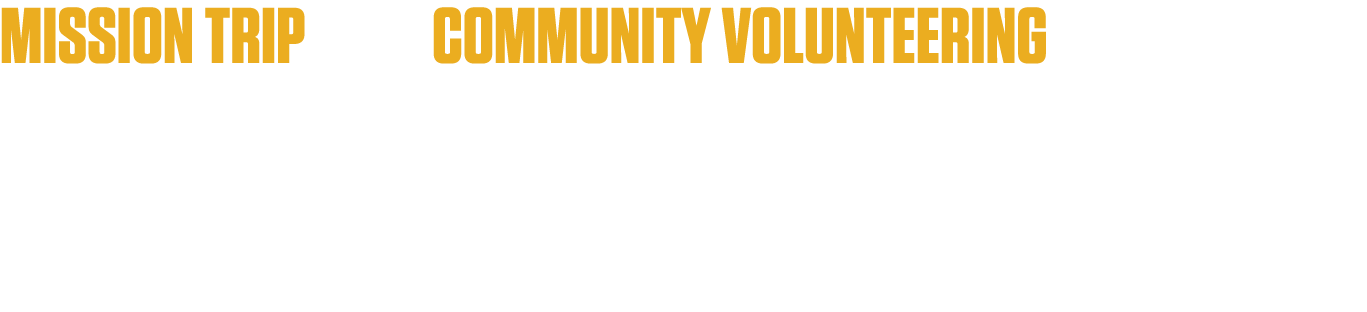 mission trip community volunteering brazil  feed my starving children 