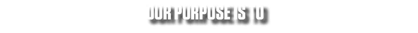 Our purpose is to