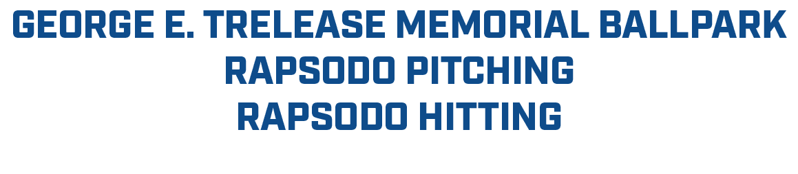 George E. Trelease Memorial Ballpark rapsodo pitching rapsodo hitting 
