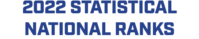 2022 statistical national ranks
