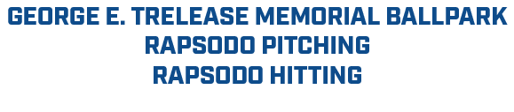 George E. Trelease Memorial Ballpark rapsodo pitching rapsodo hitting 
