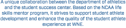 A unique collaboration between the department of athletics and the student success center. Based on the NCAA life ski...