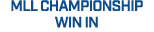 mll championship win in 