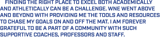  Finding the right place to excel both academically and athletically can be a challenge. WNE went above and beyond wi...